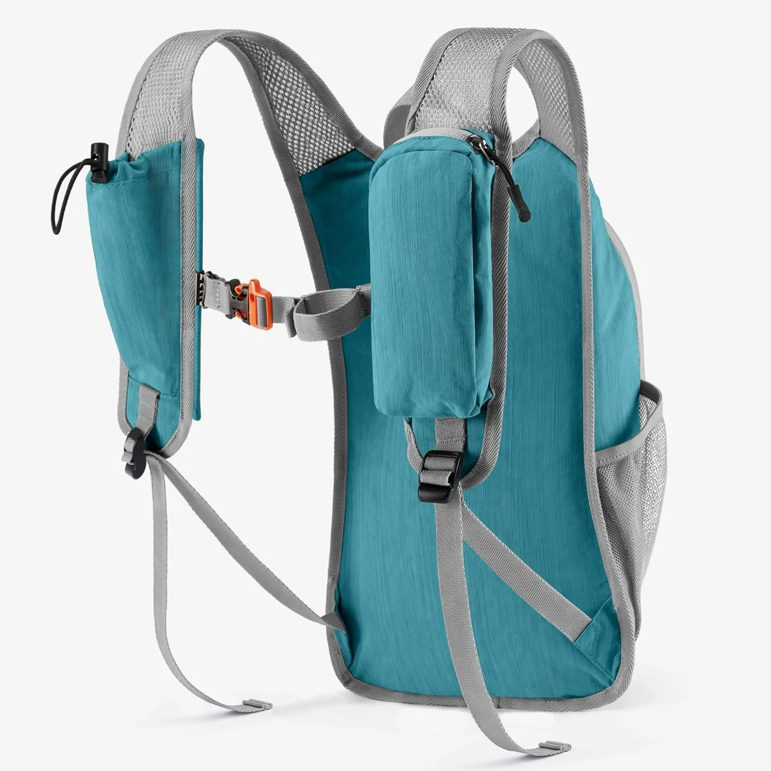 10L Small Hiking Backpack Foldable Lightweight Travel Daypack Packable Hiking Camping Gym Pack for Women Men Daily Use (Teal Blue)