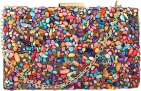 Acrylic Handbags for Women Perspex Geometric Evening Clutch Bag Elegant Purses Box Crossbody Bag for Wedding Banquet Prom