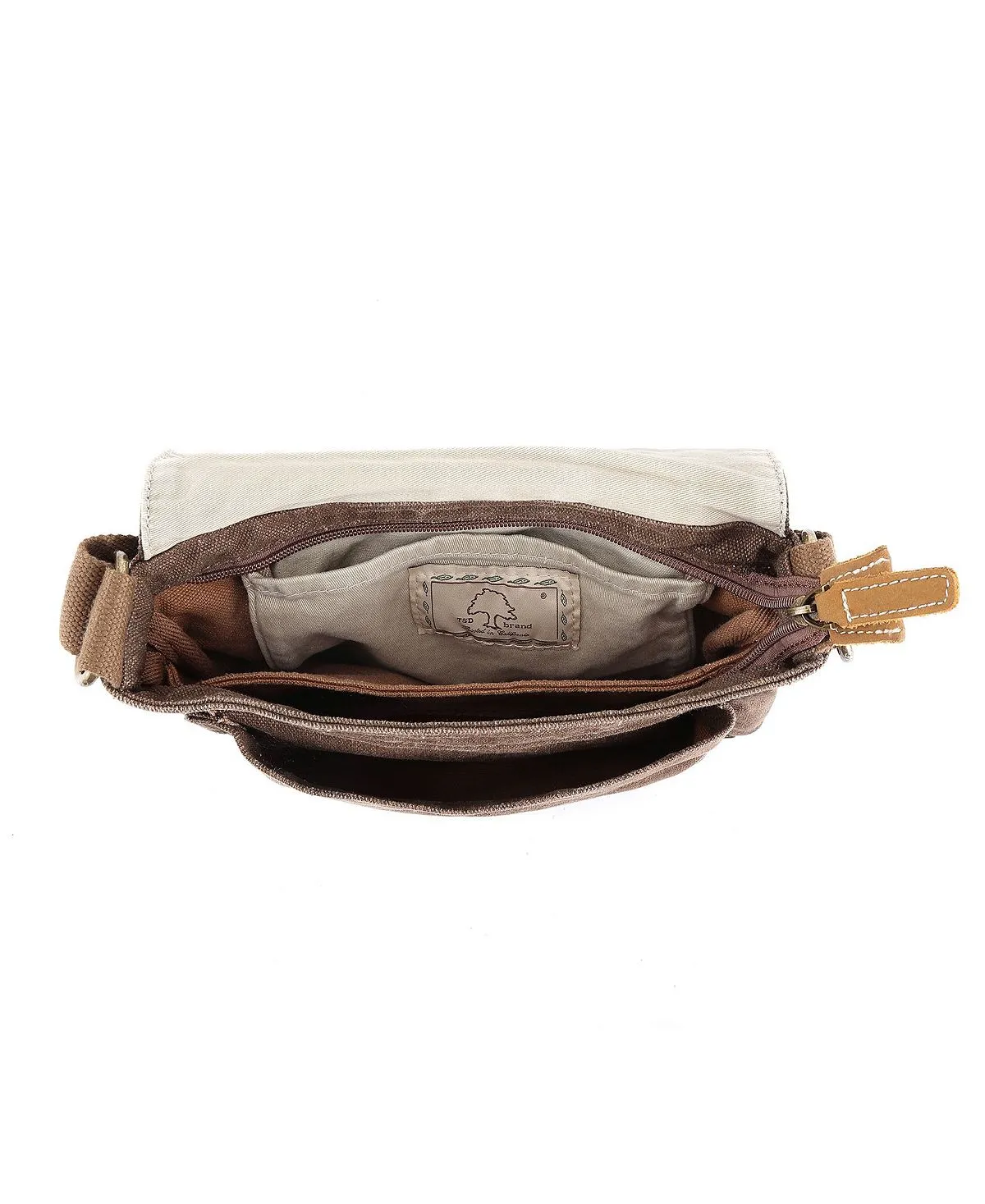 Atona Classic Canvas Shoulder Bag with Flap TSD BRAND