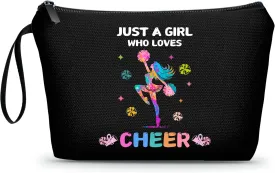 Cheerleader Gifts,Cheerleading Gifts for Girls,Cheer Bags for Cheerleaders,Woman Gifts for Birthday,Gifts for Teen Girls,Cheer Makeup Bag,Makeup Bags for Women,Gifts for Friends Female,Cheer Stuff