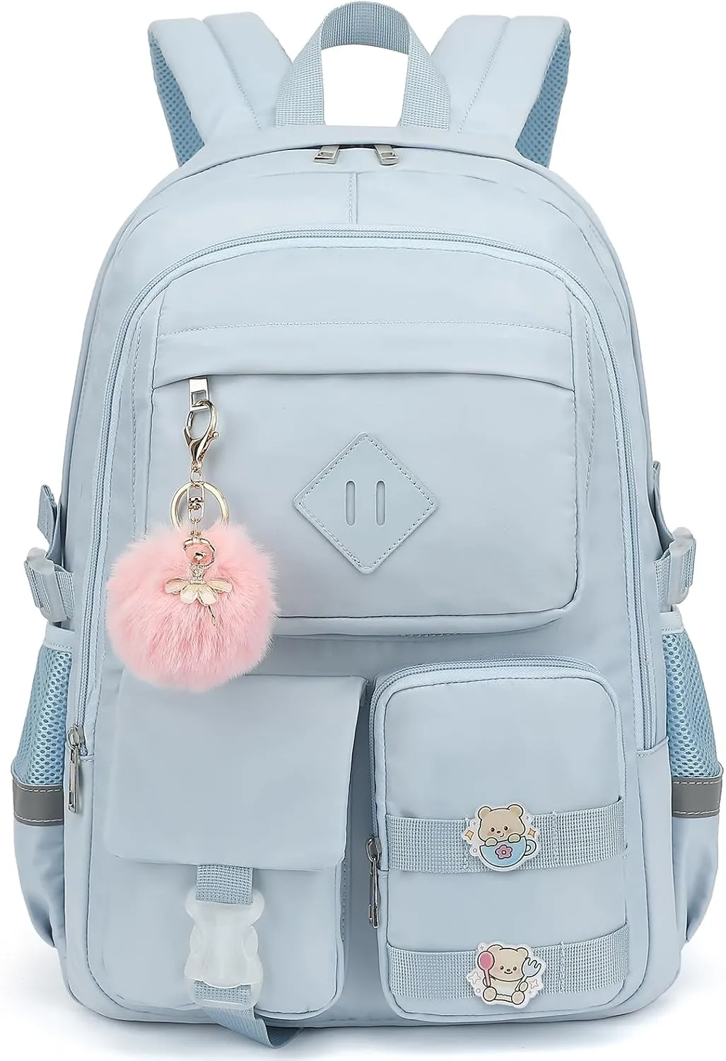 College School Backpack for Girls, Women Travel Laptop Backpacks Teens Middle High School Bookbag (Blue)