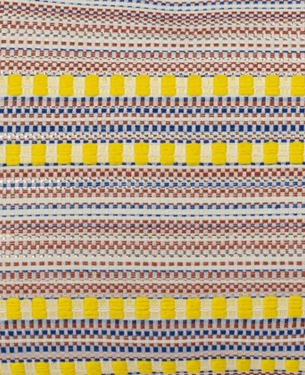 COSMETIC POUCH "BYBLOS" NEON YELLOW/MULTICOLOR