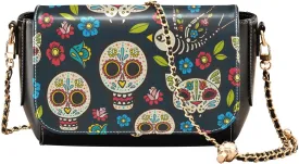 Crossbody Bags for Women Trendy Women's Black Shoulder Bag Small PU Leather Flap Cross Body Bag Handbags