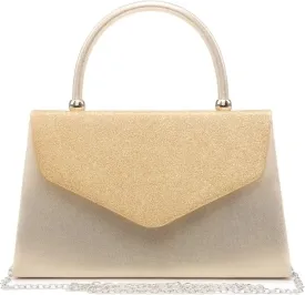 Dasein Women's Evening Bag Party Clutches Wedding Purses Cocktail Prom Handbags with Frosted Glittering