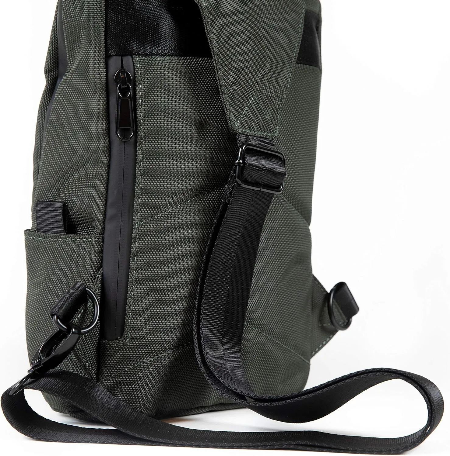 DIME BAGS - Don with Lock - Carbon Filter Sling Backpack - Crossbody Bag (Green)
