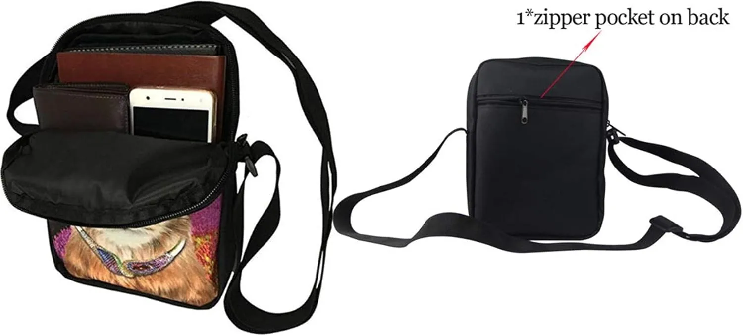 HUGS IDEA 3D Basketball Small Shoulder Bags Messenger Crossbody Handbags Cellphone Pouch Coin Mini Bag