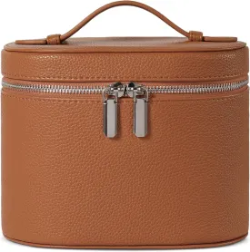 Makeup Bag, Travel Make up Case with Compartments and Handle, Portable Cosmetic Organizer Bags,Toiletry Bag for Women