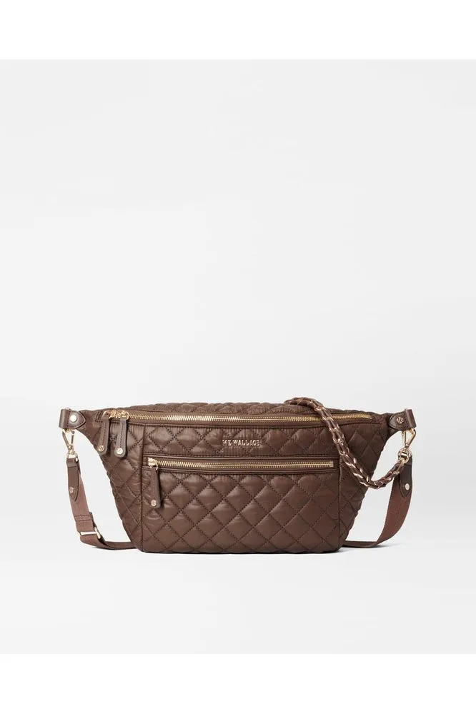 MZ Wallace Crosby Crossbody Sling Bag 1267C1831 | Walnut