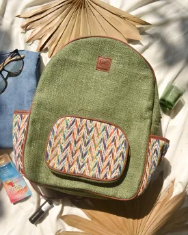 Olive Rainbow Backpack