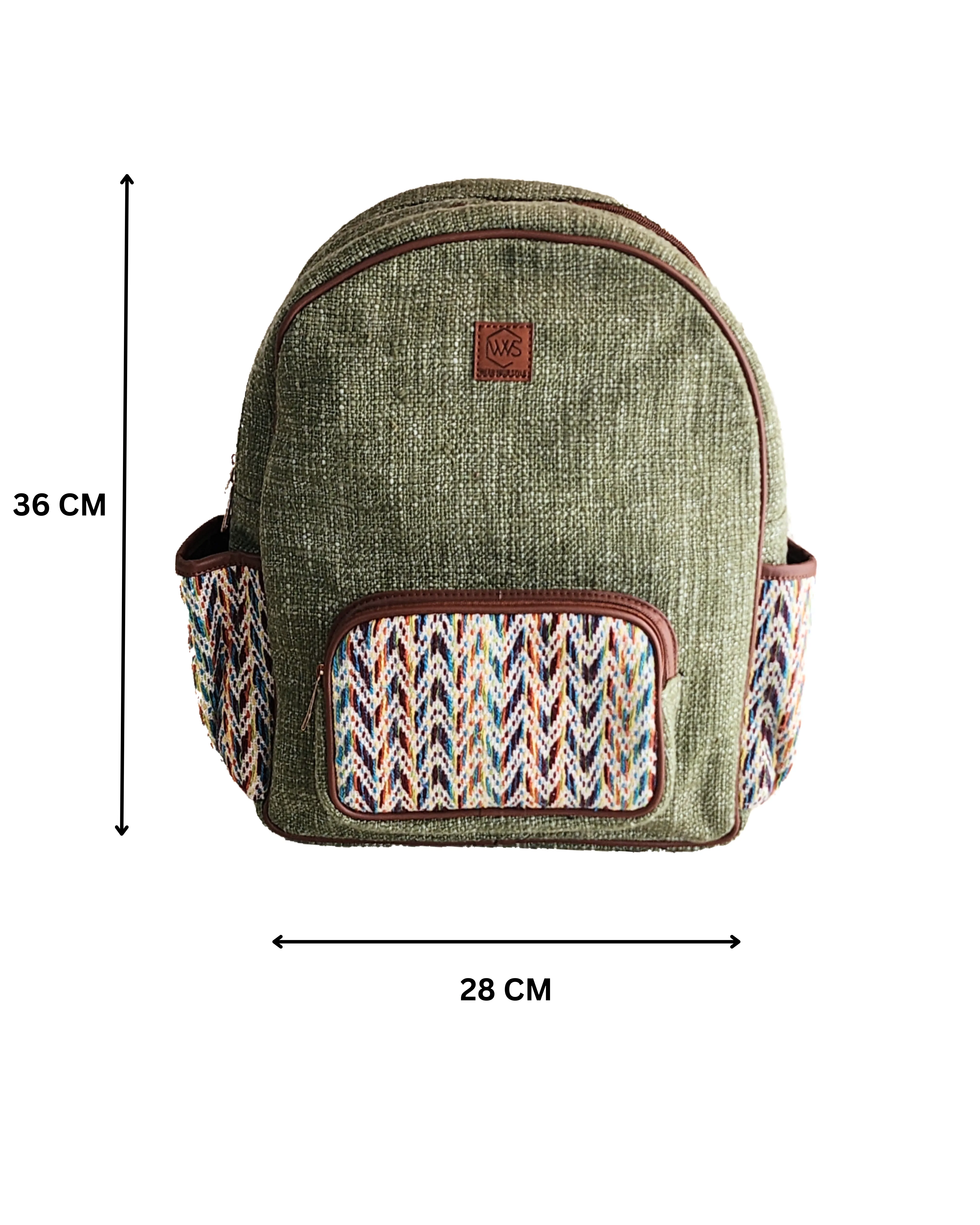 Olive Rainbow Backpack