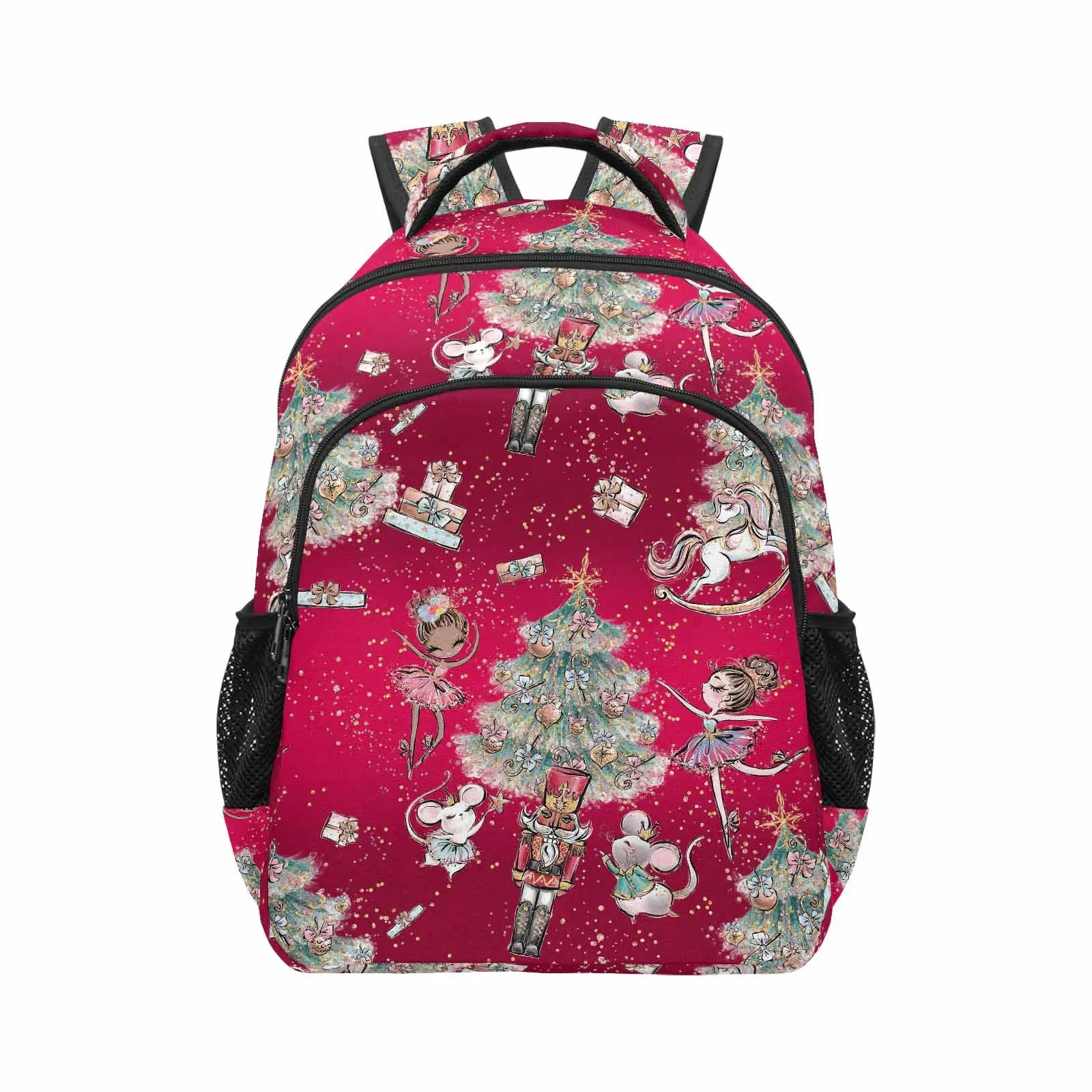 Red Christmas  Multifunction Backpack (1731)
