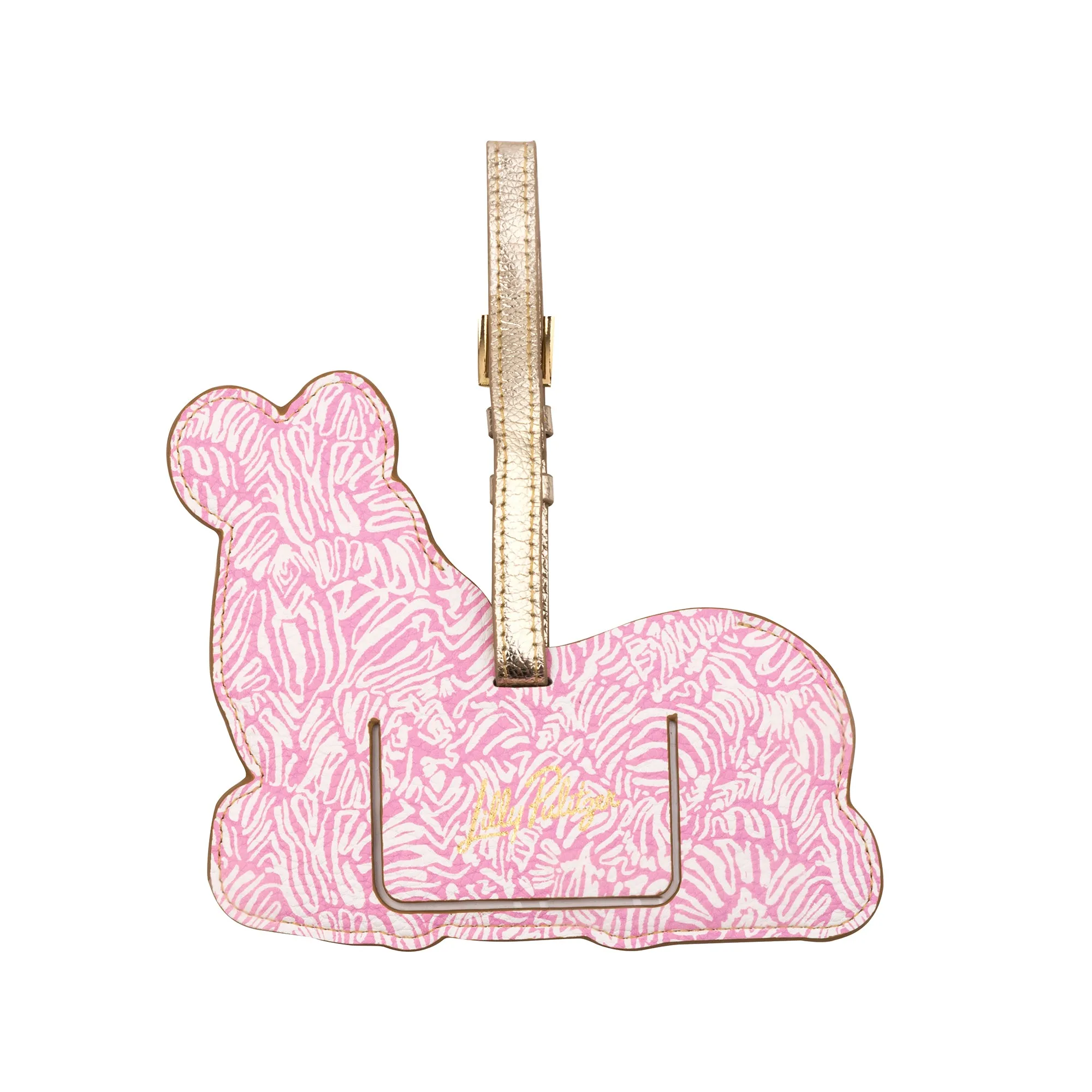 Shaped Luggage Tag by Lilly Pulitzer - Conch Shell Pink Zee Bebe