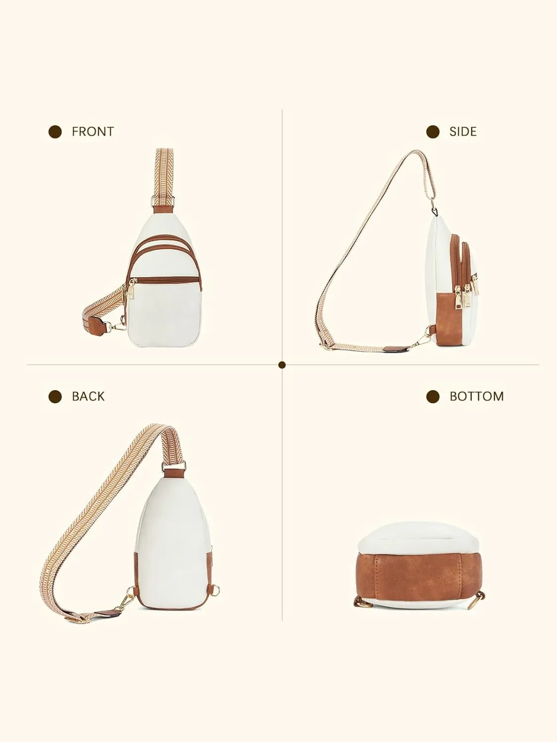 Telena Crossbody Bags for Women Cross Body Sling Bag with Adjustable Shoulder Strap